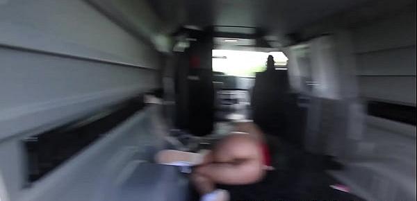  Stupid teen roughfucked in strangers van